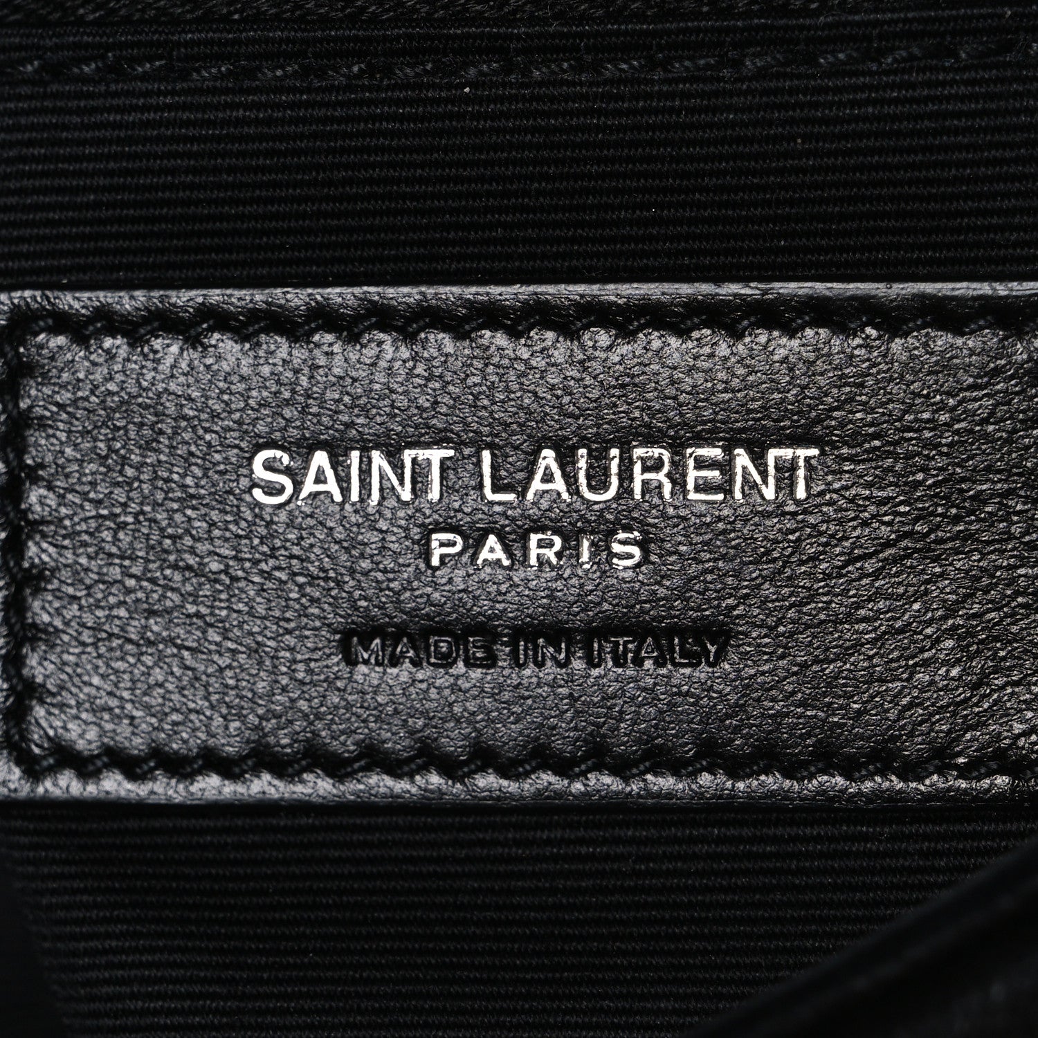 Lambskin Quilted Toy Loulou Puffer Monogram Chain Satchel Black