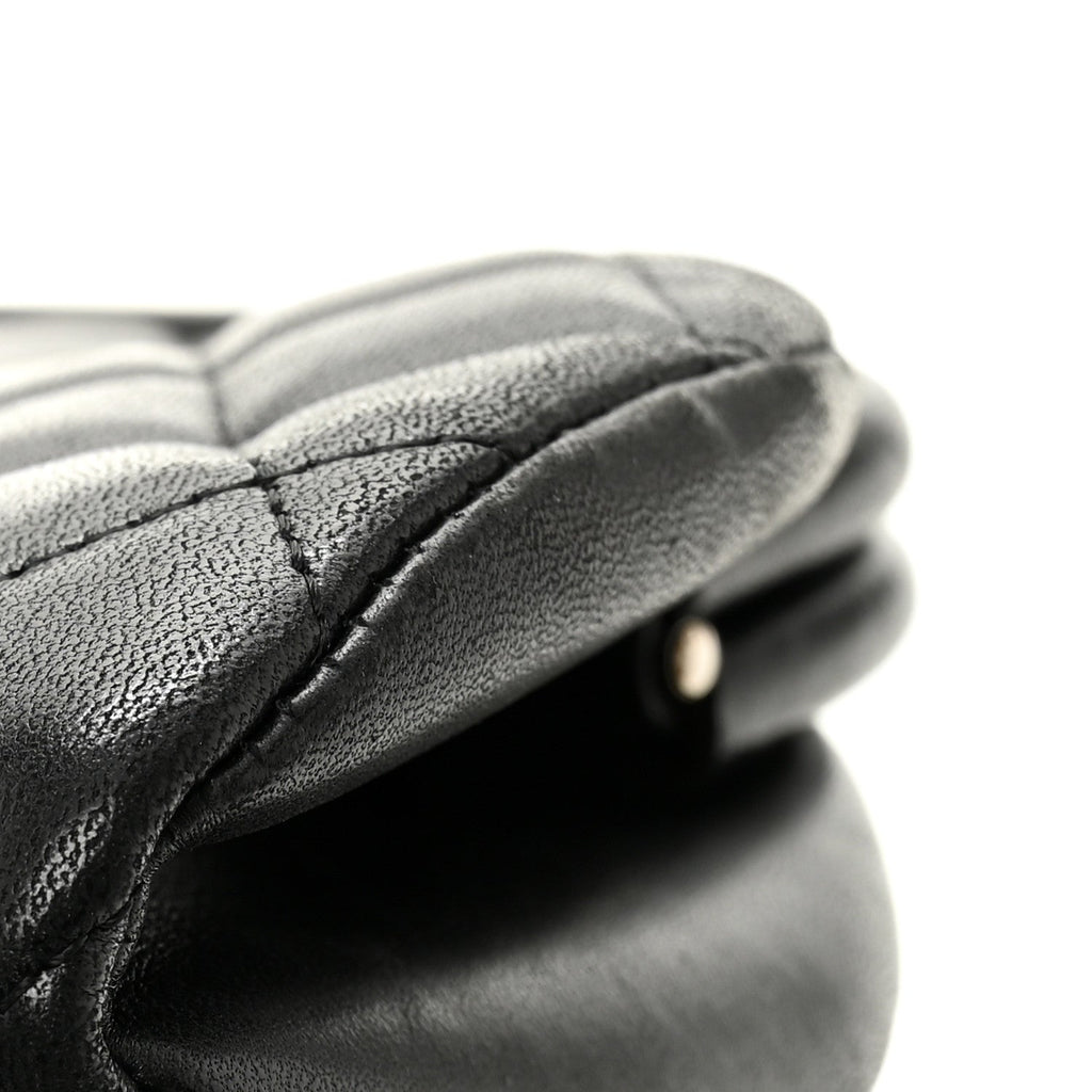 Lambskin Quilted Timeless Clutch Black