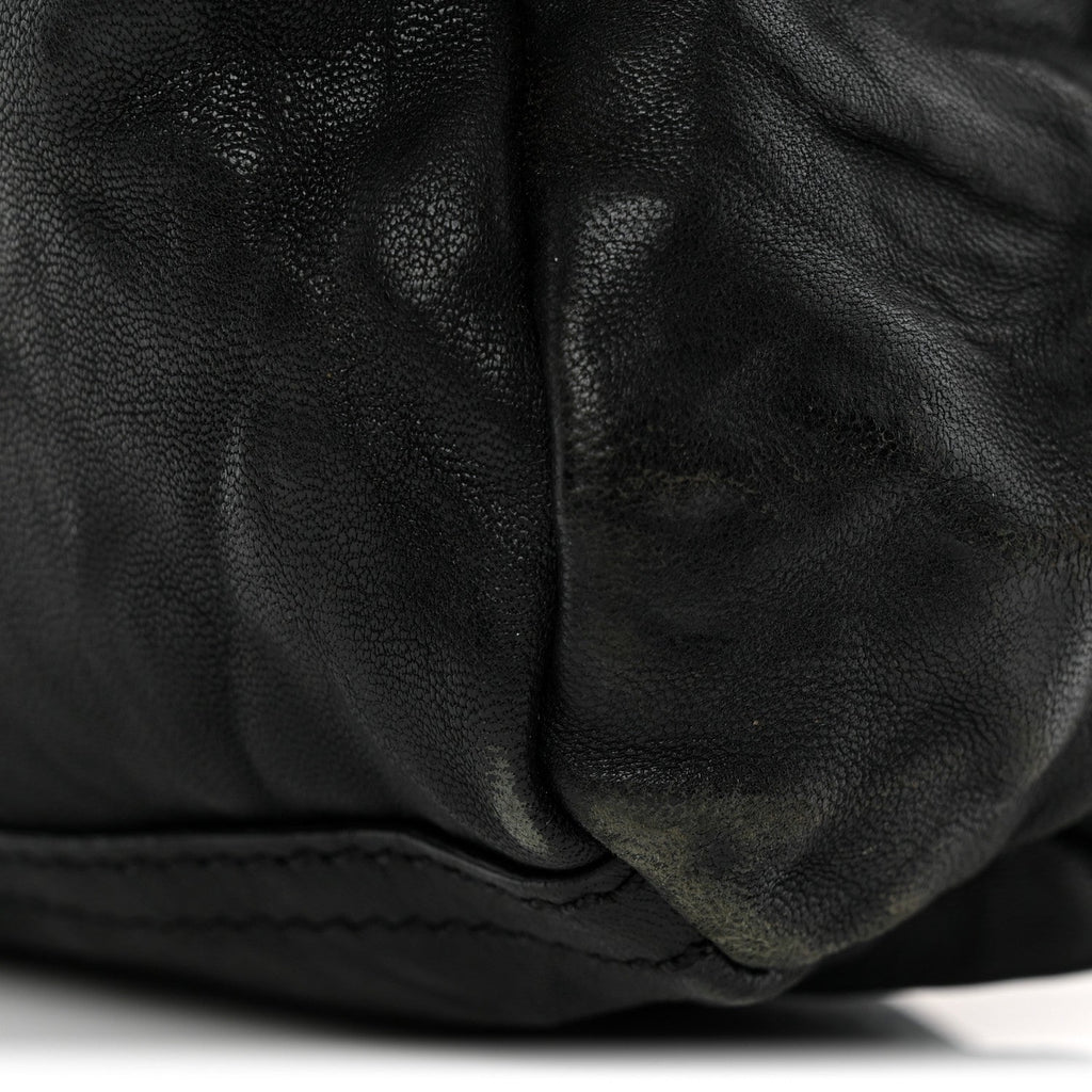 Tumbled Sheepskin Mini Pandora Black