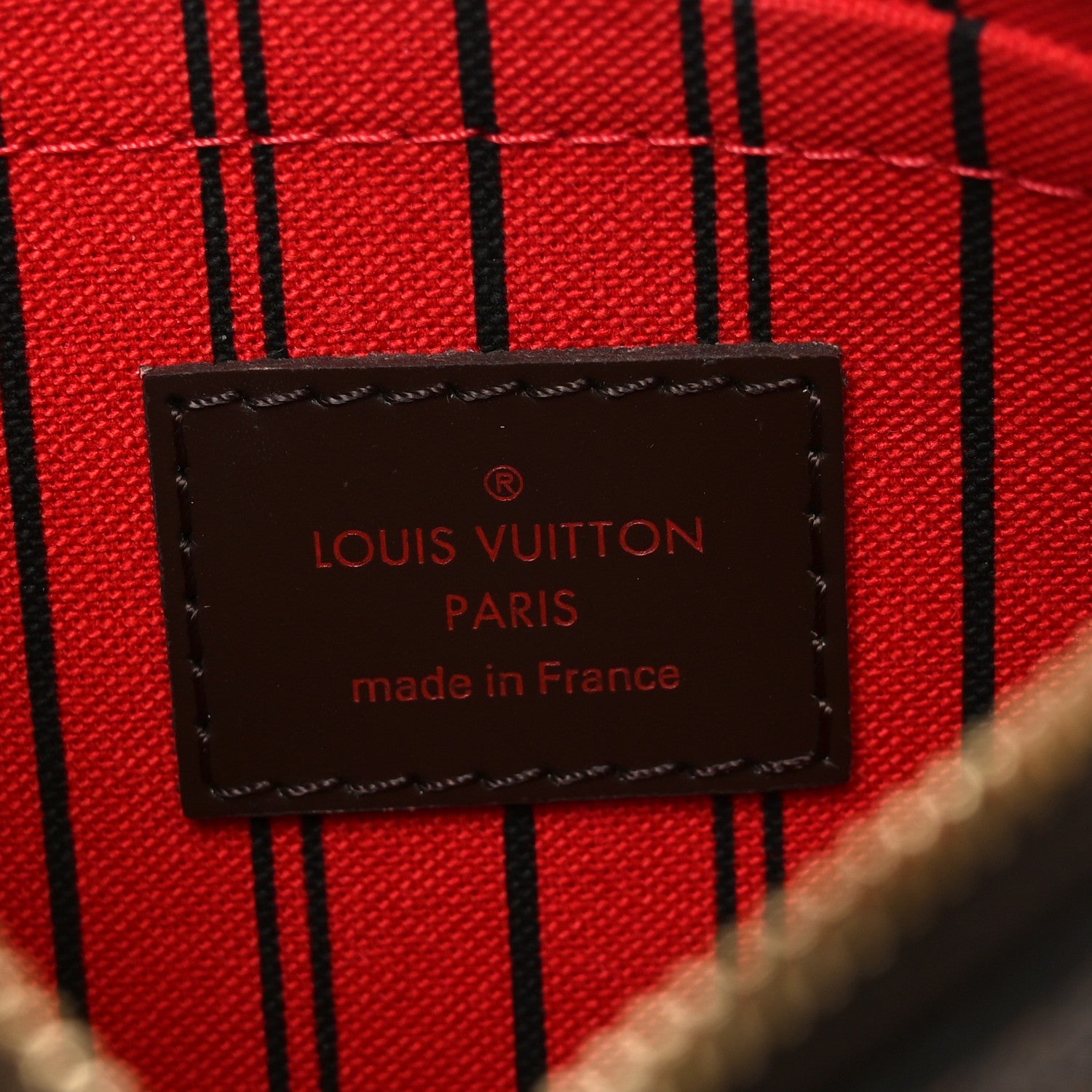Damier Ebene Neverfull PM Pochette