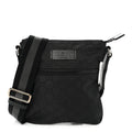 Nylon Monogram Mini Flat Messenger Bag Black