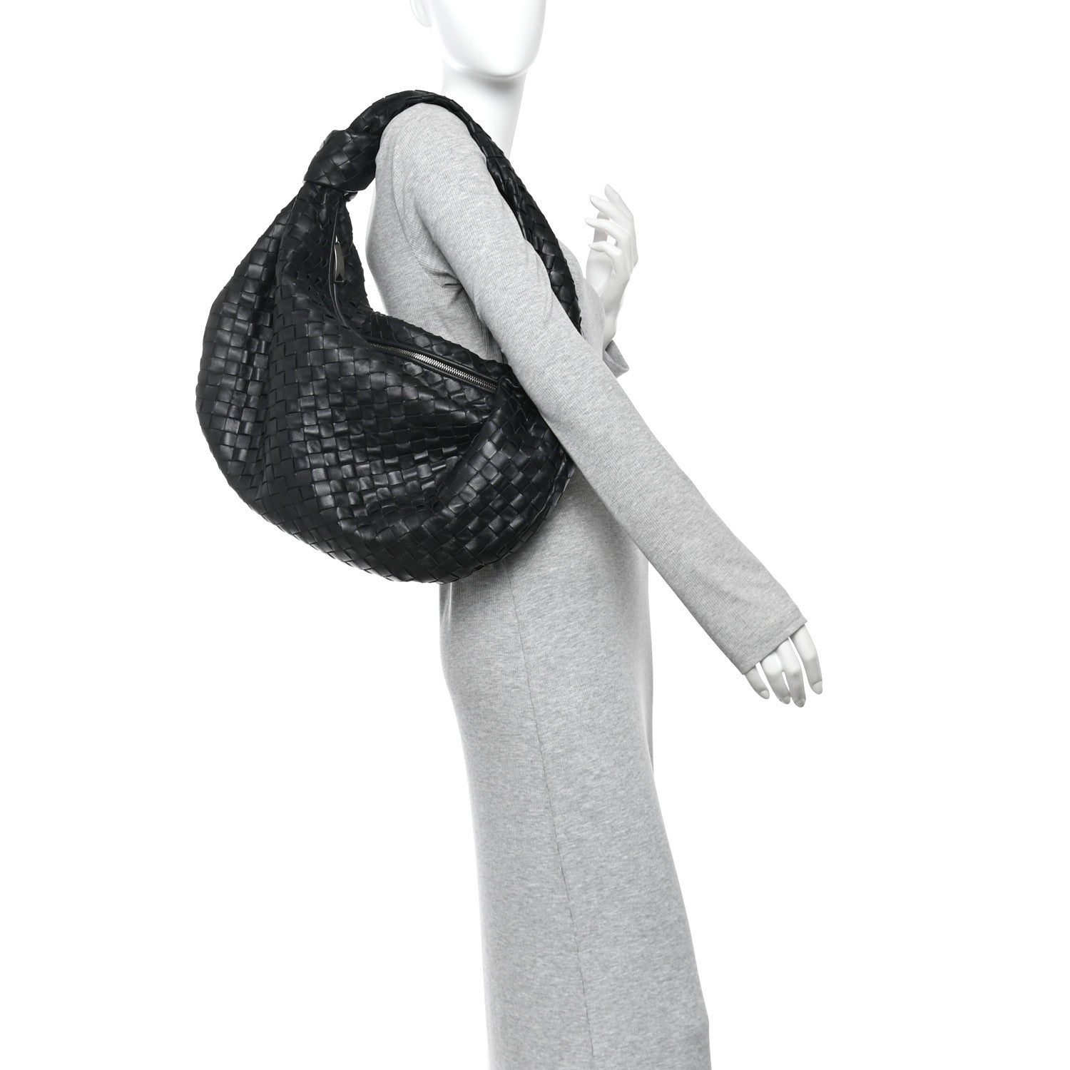 Nappa Intrecciato Medium Jodie Black