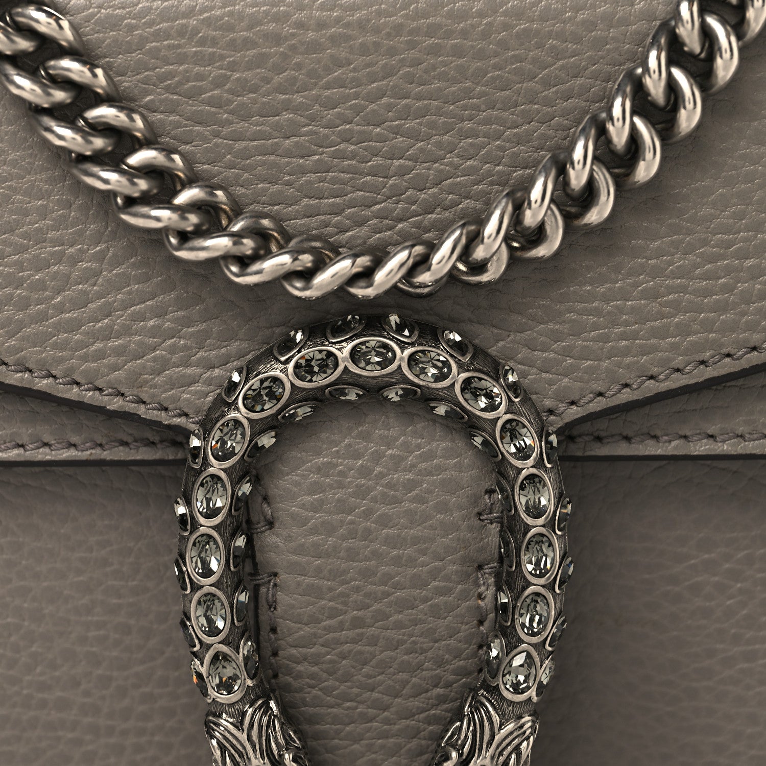 Calfskin Mini Dionysus Shoulder Bag Dusty Grey