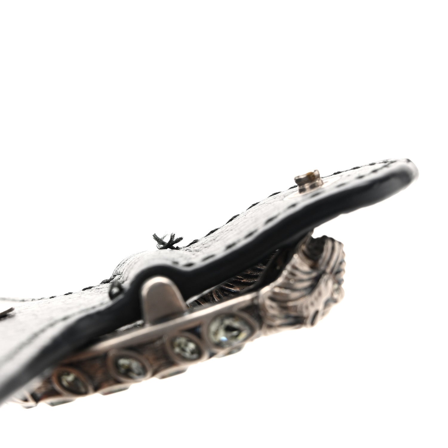 Calfskin Mini Dionysus Chain Wallet Black