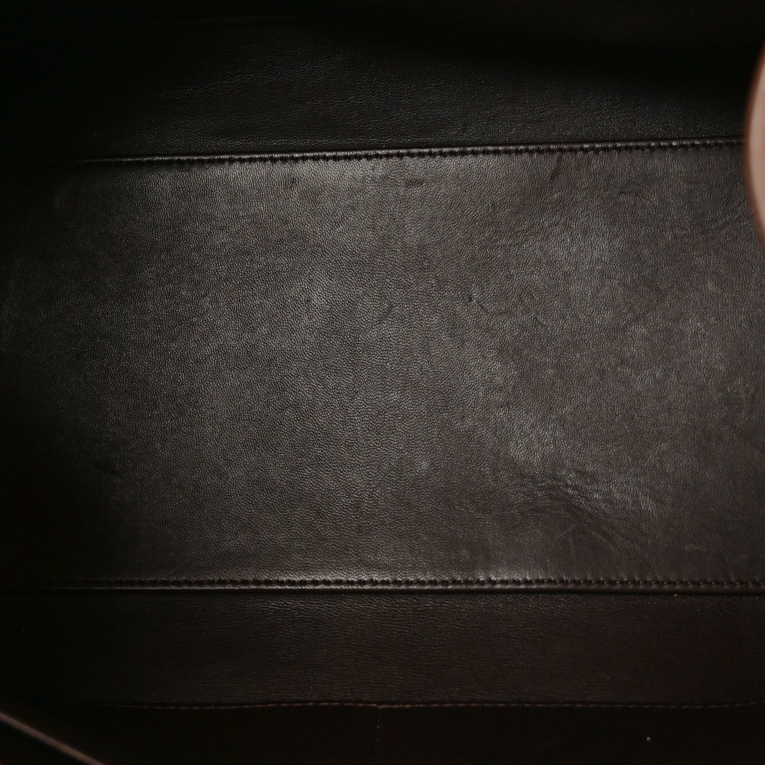 Matte Grained Calfskin EW Margaux Rubber