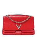 Monogram Cuir Plume Ecume Very Chain Bag Rubis Red