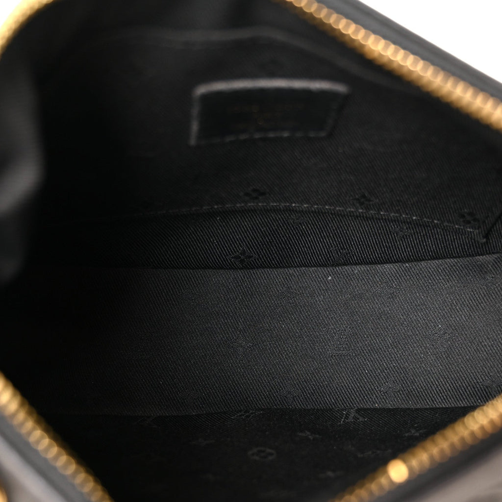 Calfskin Bubblegram Over The Moon Black