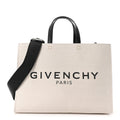 Canvas Medium G-Tote Beige Black