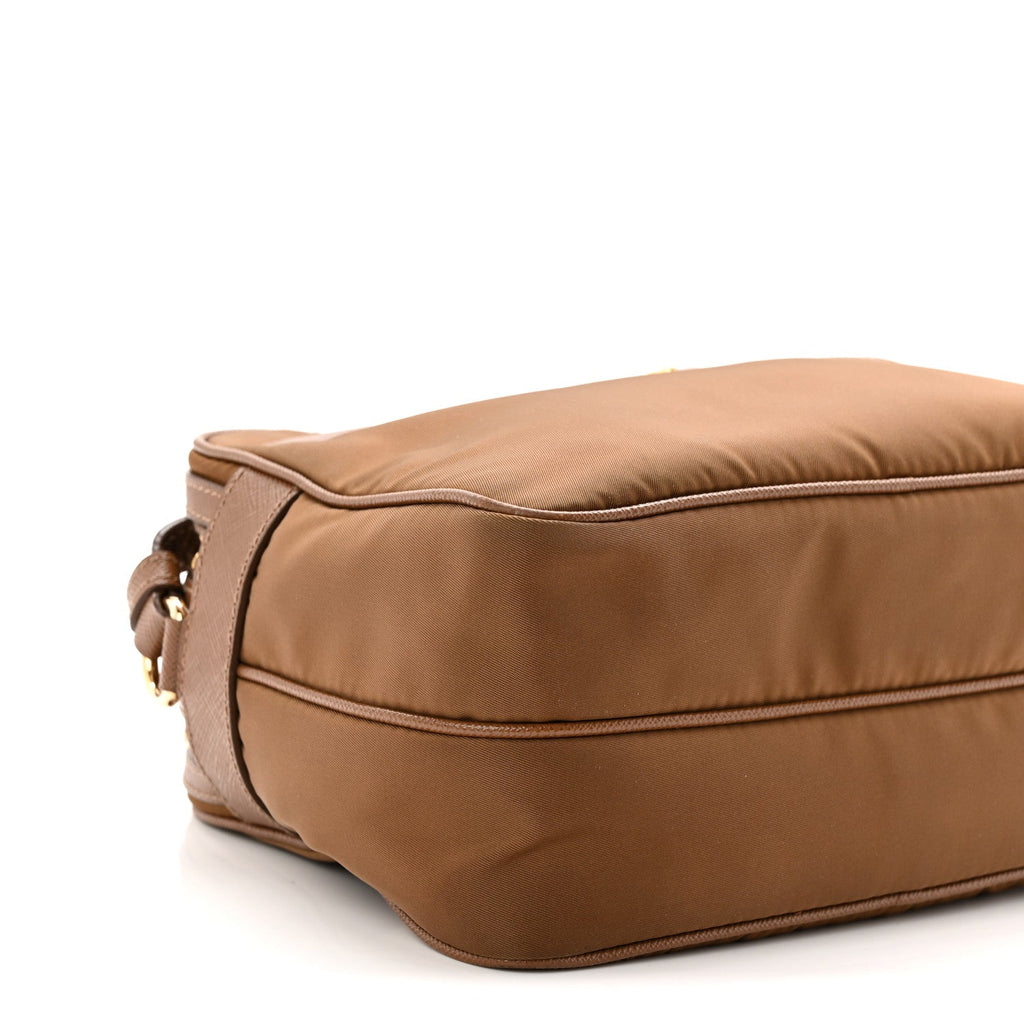 Tessuto Nylon Saffiano Re-Edition 1978 Messenger Bag Sughero Sughero