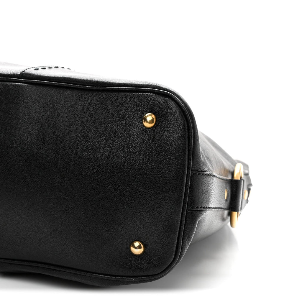 Calfskin Oversized Muse Black