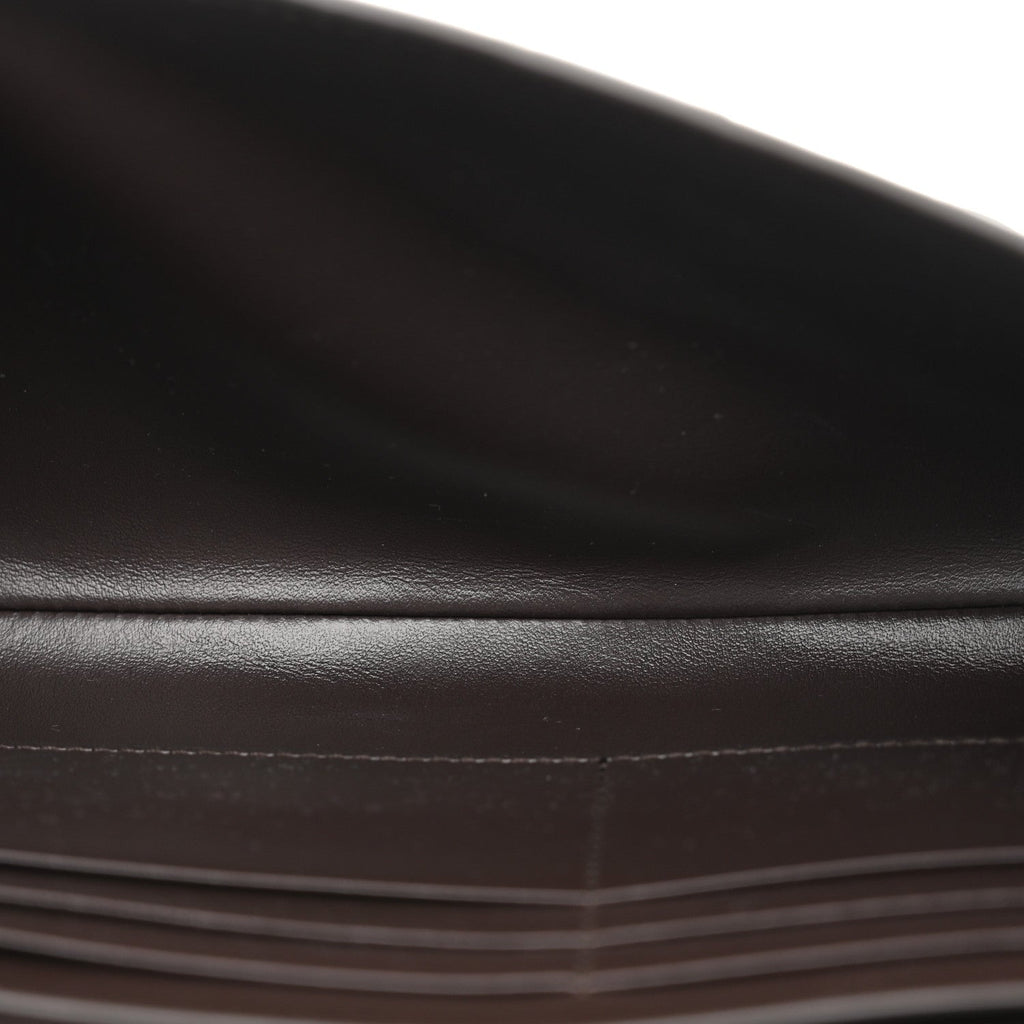 Nappa Intrecciato Long Andiamo Top Handle Clutch Fondant