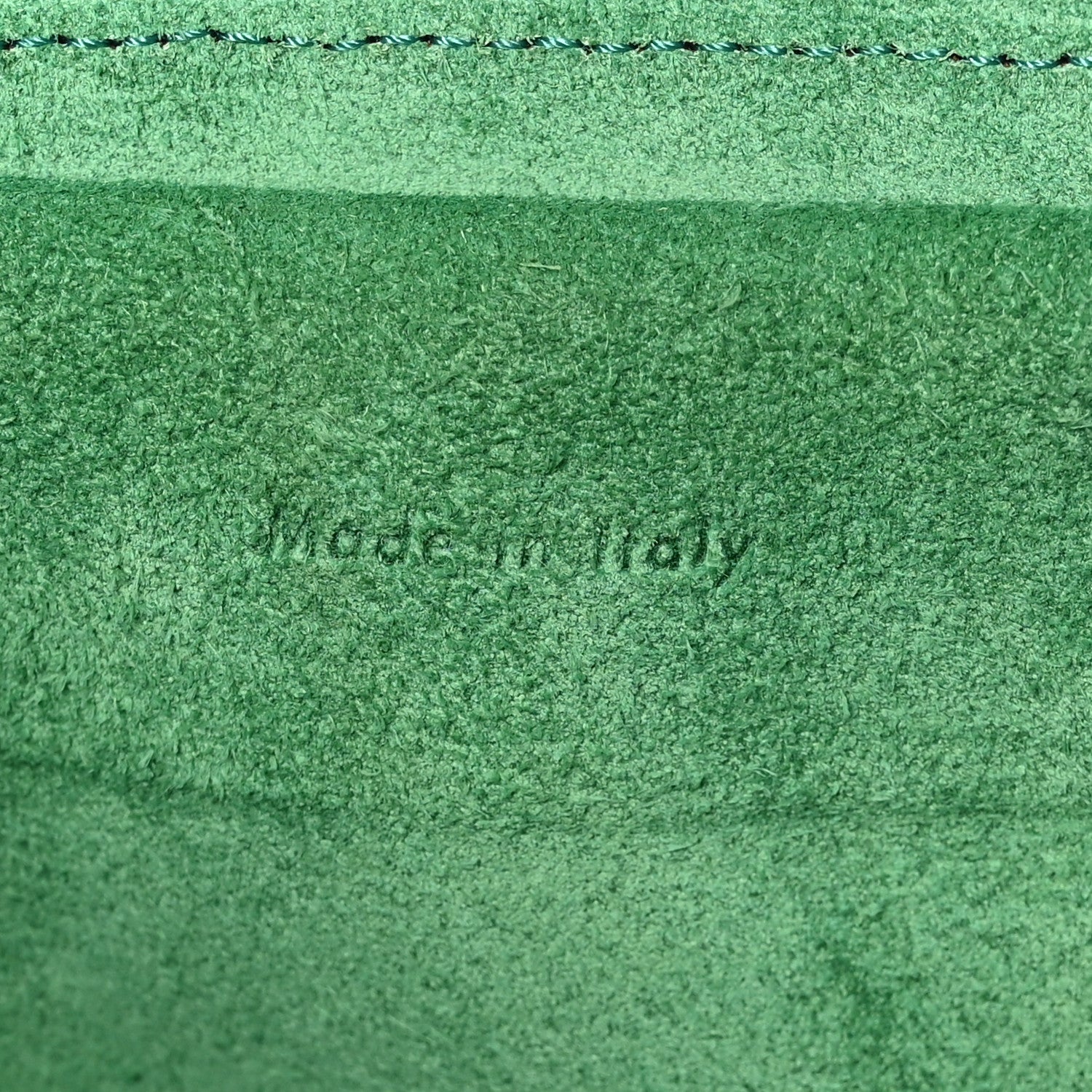 Grained Calfskin Micro Belt Bag Pop Green