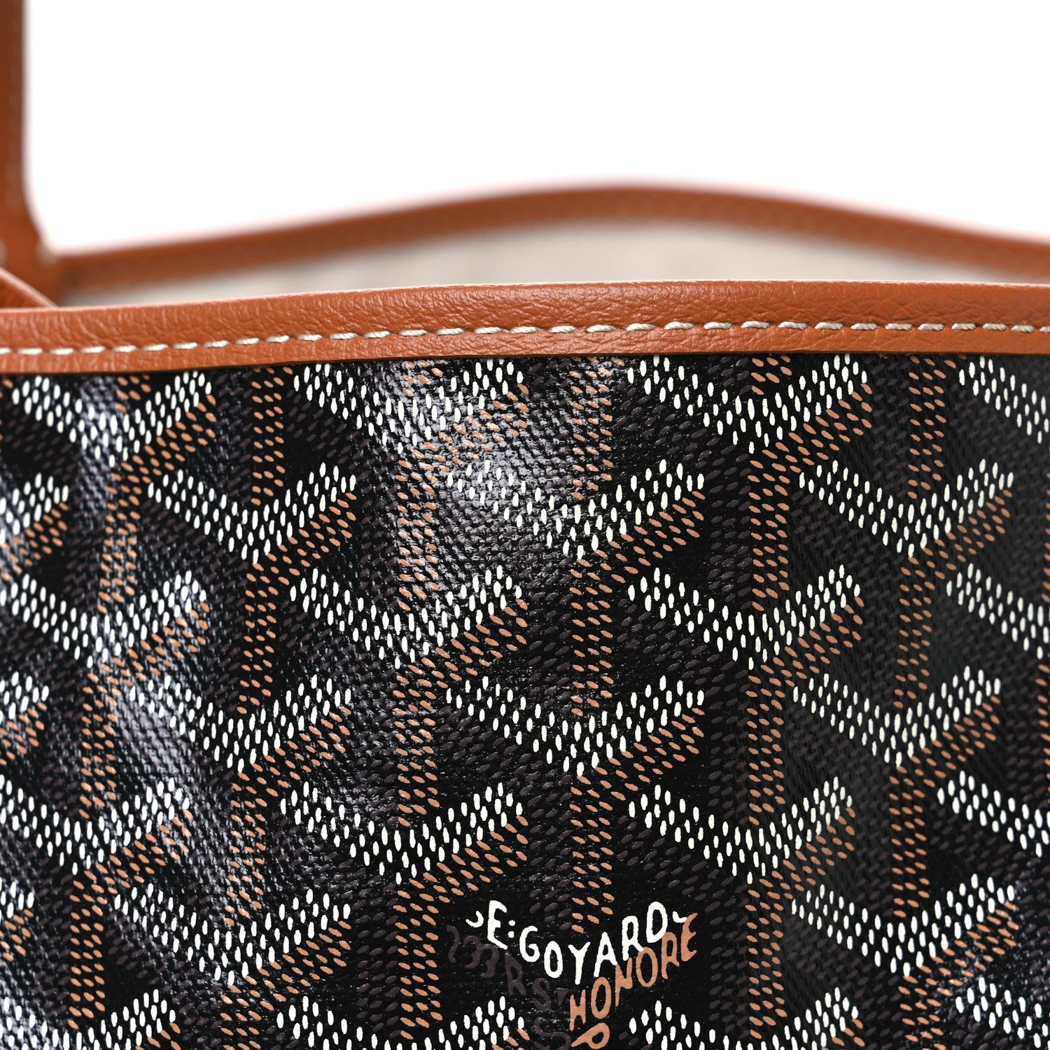 Goyardine Saint Louis GM Black Gold