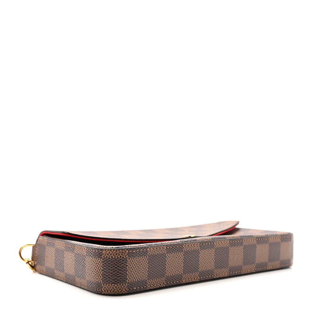 Damier Ebene Pochette Felicie Chain Wallet