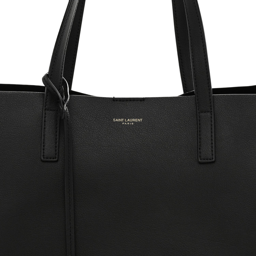 Calfskin Large Shopping Tote Black