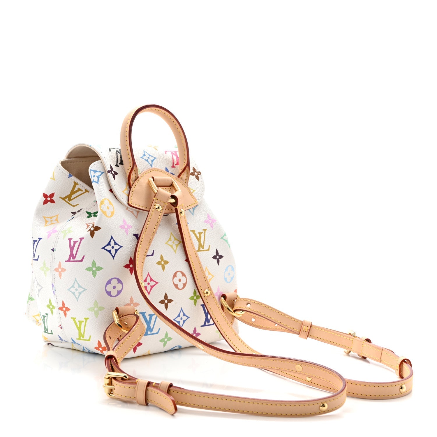 LV X TM Monogram Multicolor Venice Backpack White