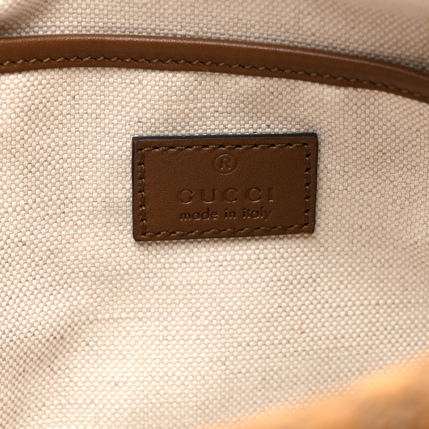 Suede GG Monogram Half Horsebit Medium Shoulder Bag Brown