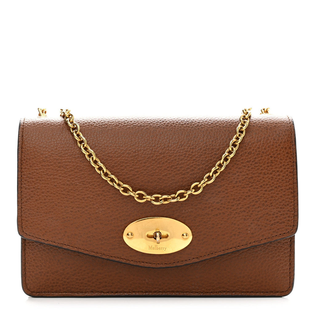 Small Classic Grain Calfskin Small Darley Oak