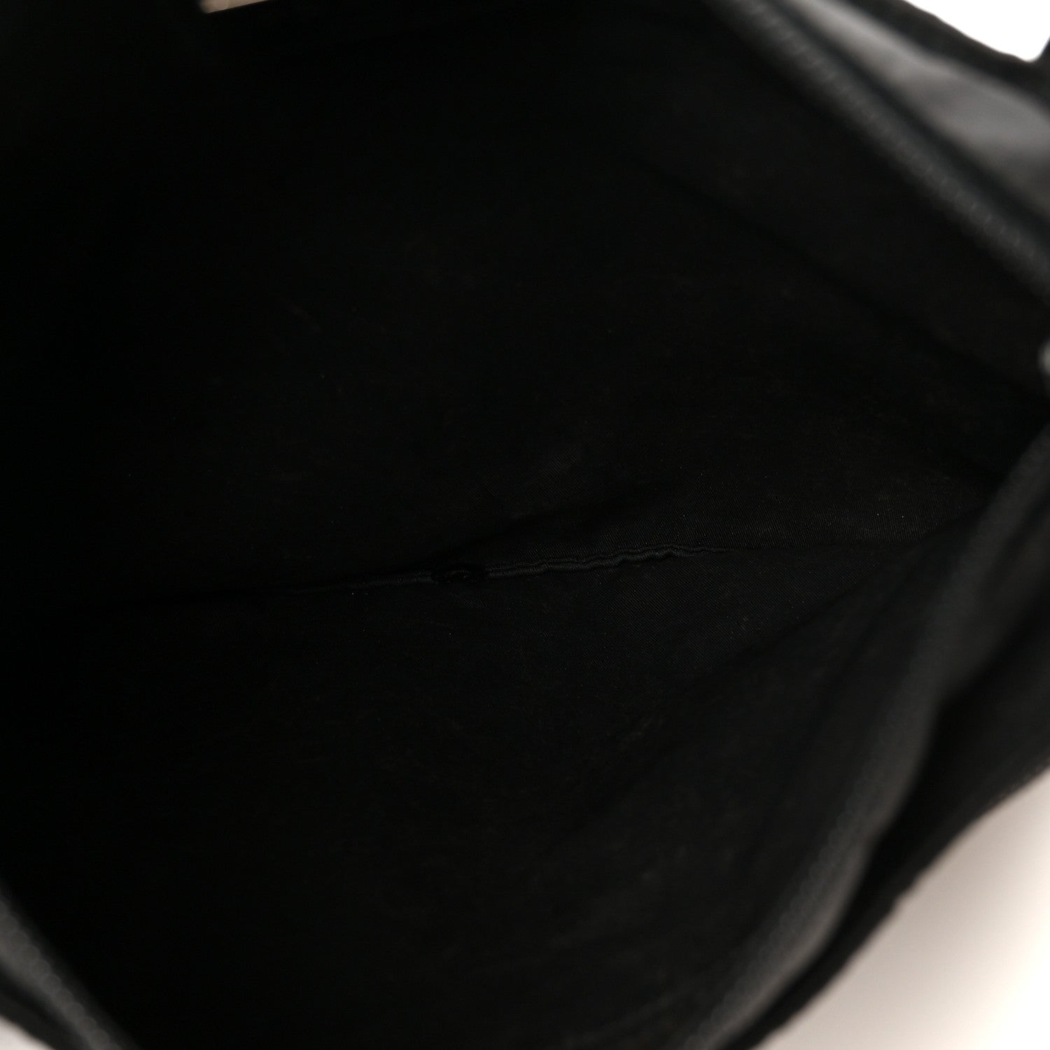 Nylon Vela Flat Messenger Bag Black