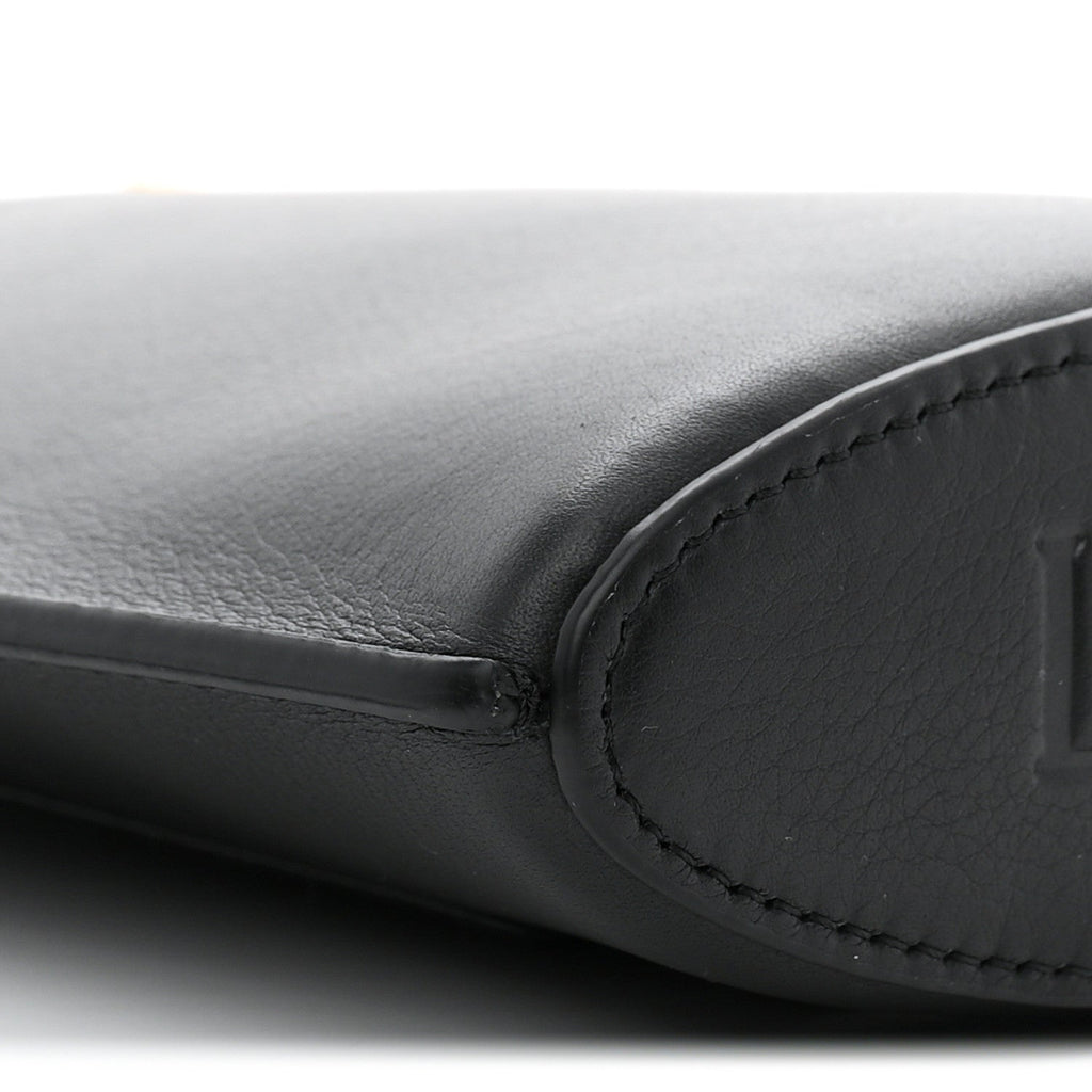 Smooth Calfskin Dice Pocket Black