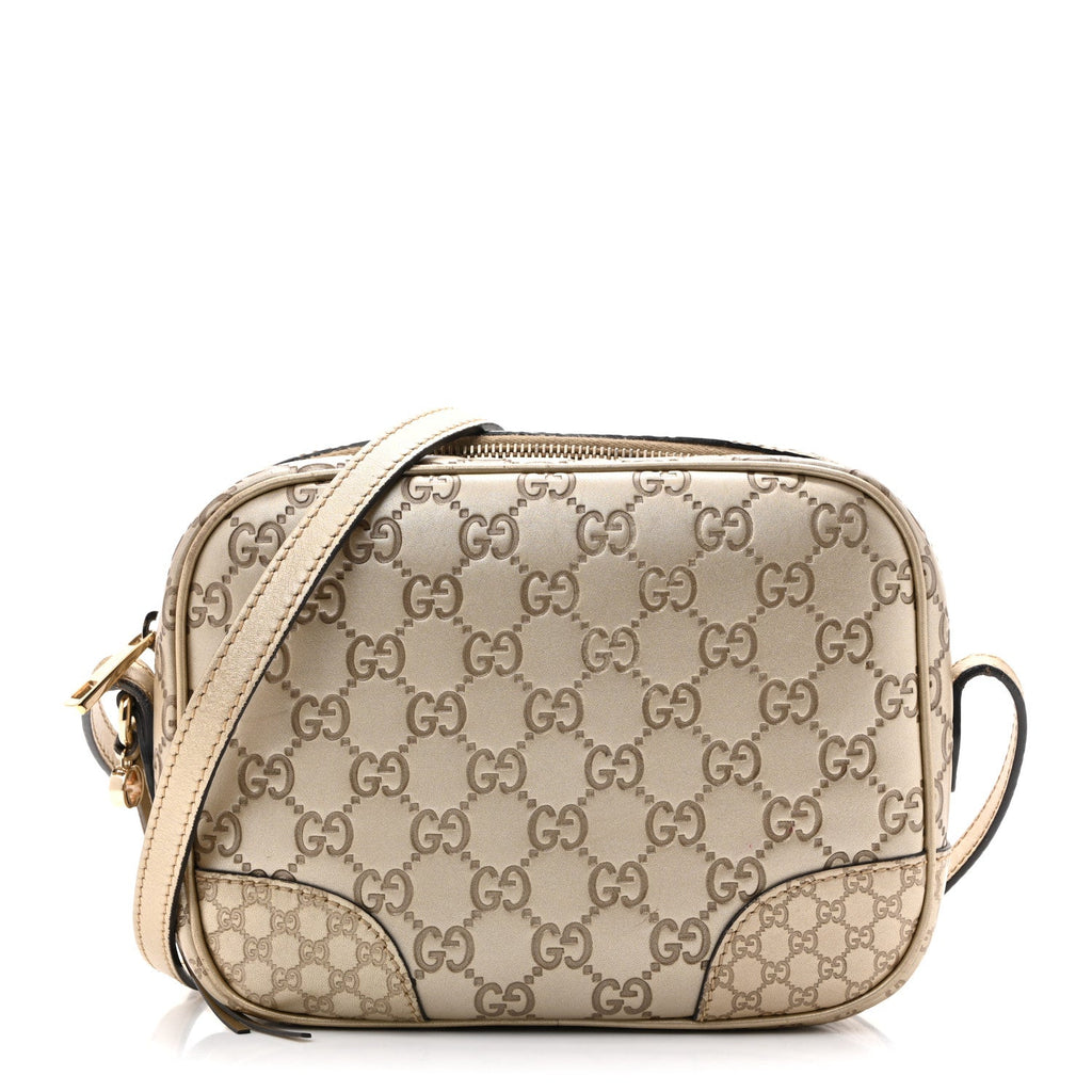 Guccissima Mini Bree Messenger Bag Gold