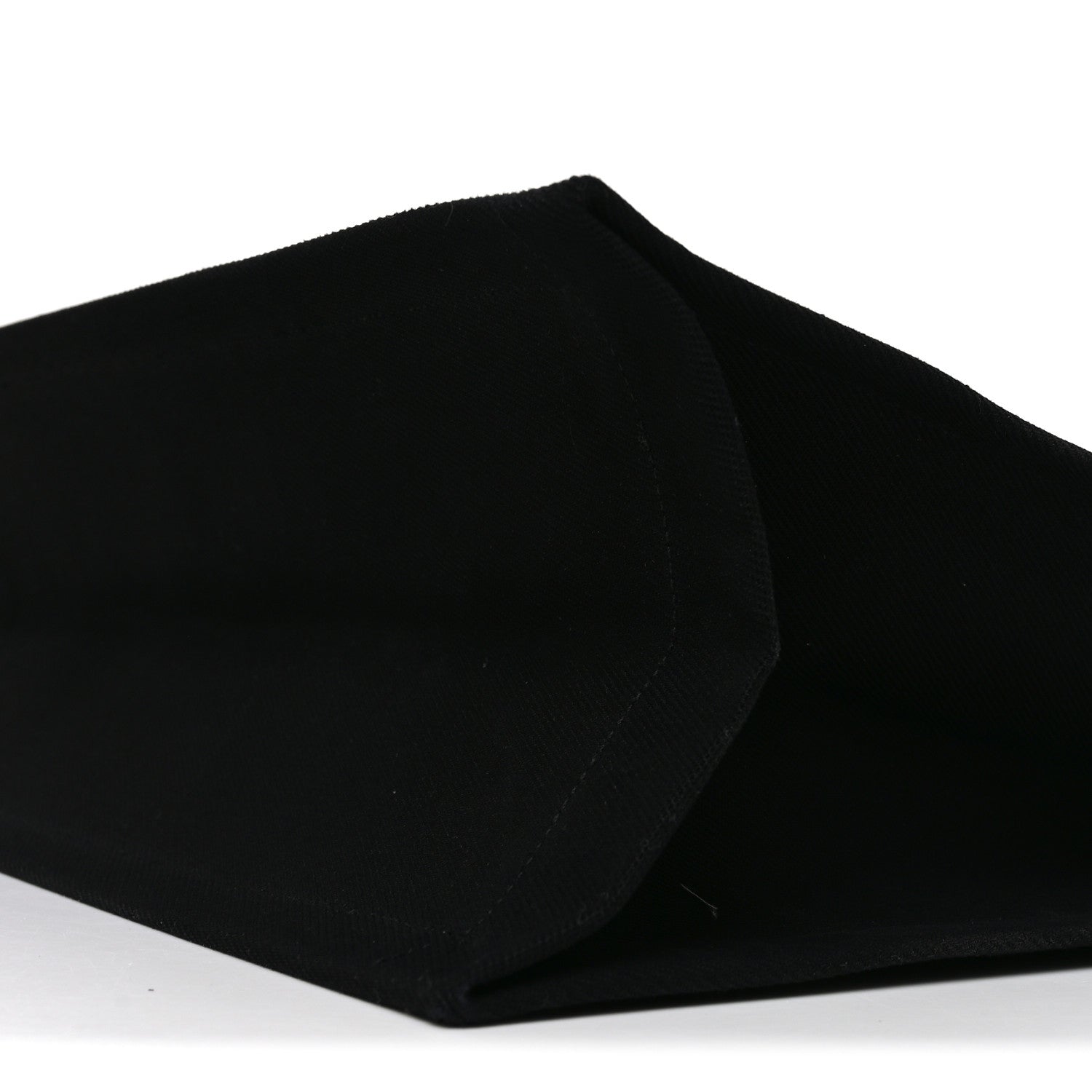 Linen Calfskin Rive Gauche Tote Black
