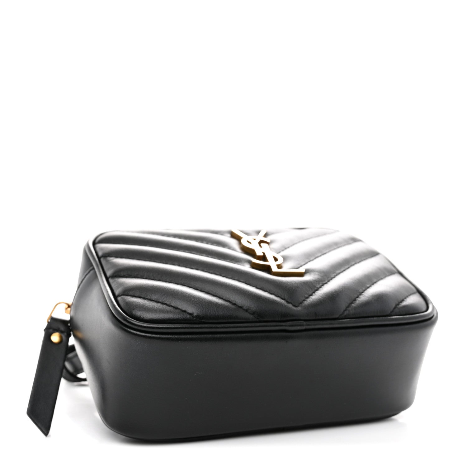 Calfskin Matelasse Monogram Lou Belt Bag Black