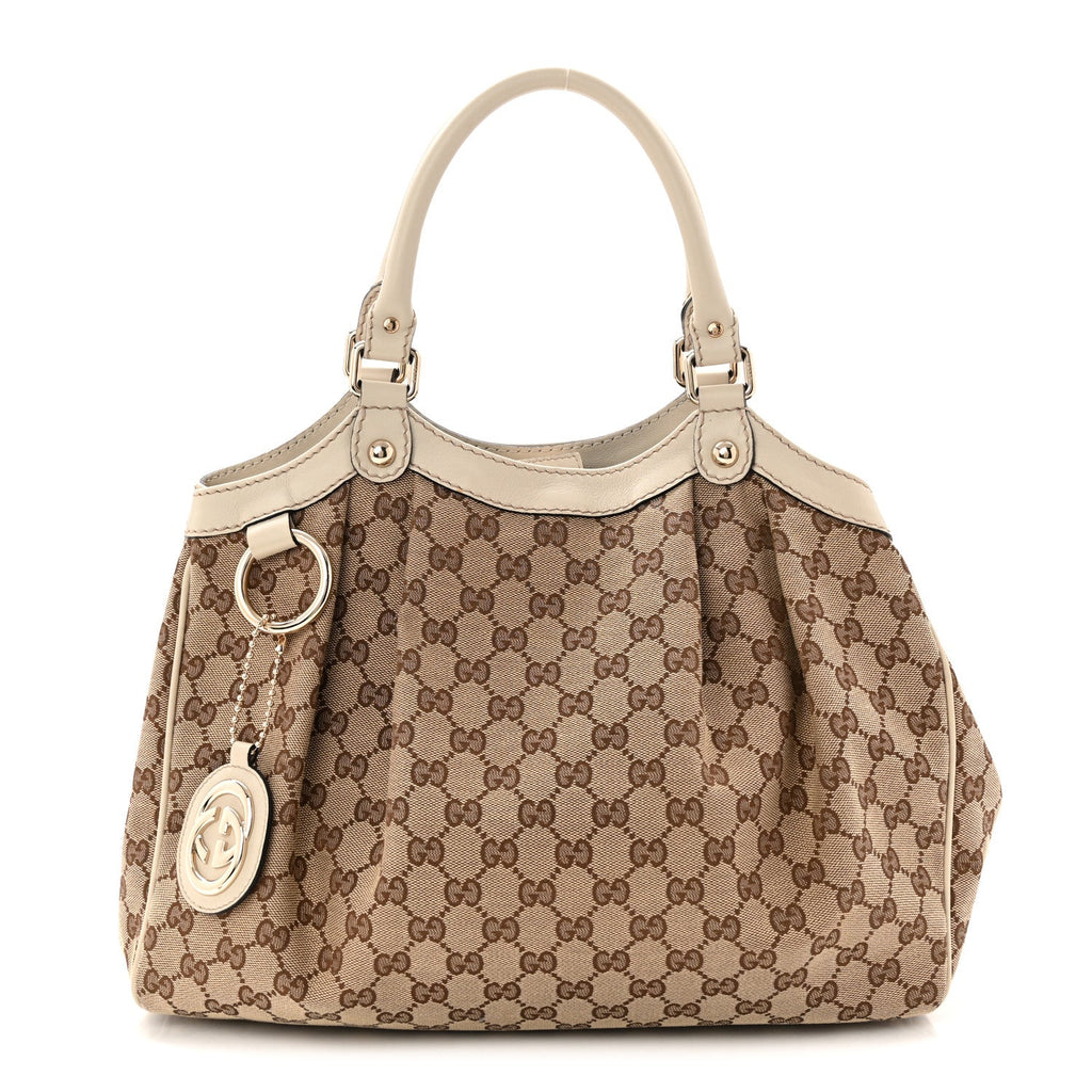 Monogram Medium Sukey Tote Off White