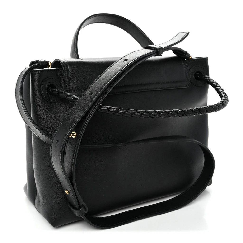 Silky Calfskin Small Ciao Ciao Black