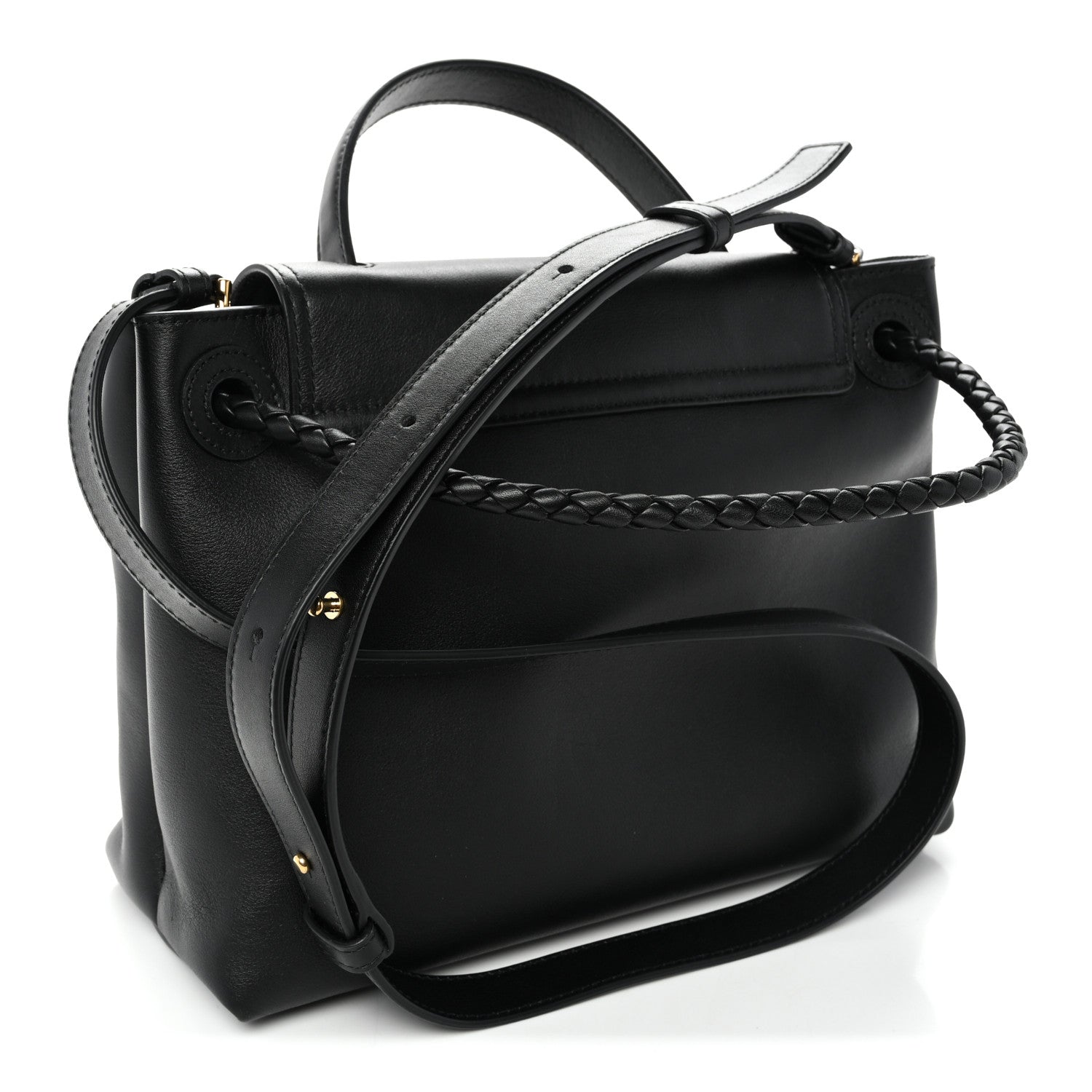 Silky Calfskin Small Ciao Ciao Black