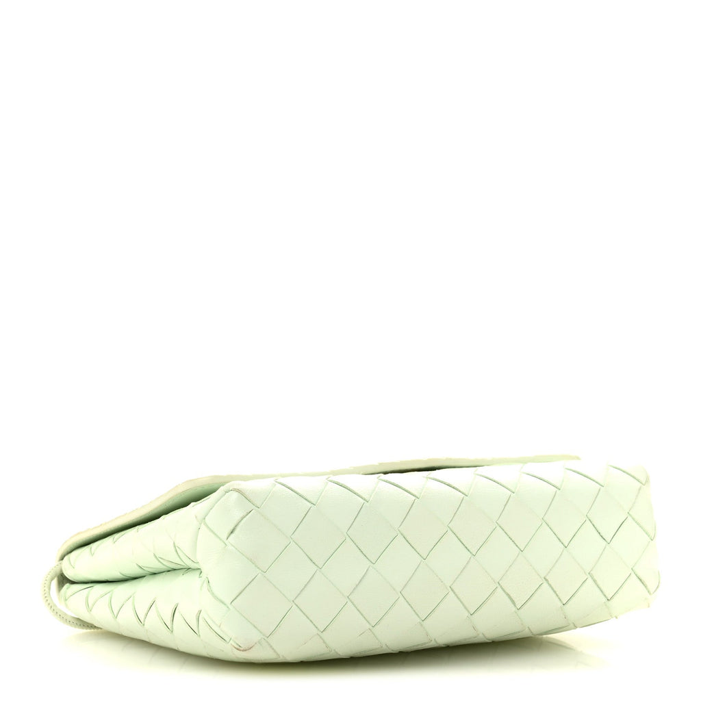 Nappa Intrecciato Mini Crossbody Bag Glacier
