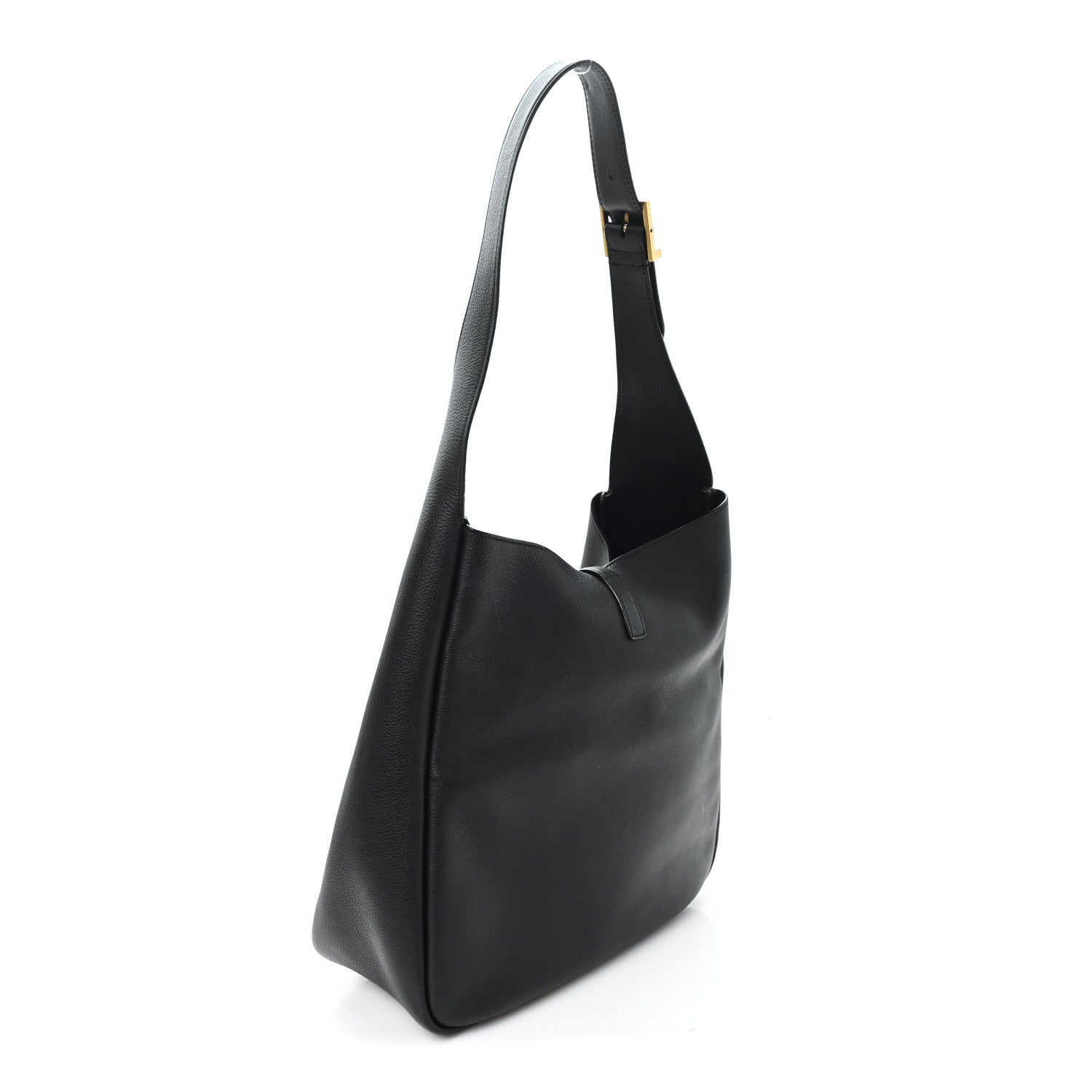 Smooth Calfskin Large Le 5 A 7 Soft Hobo Black
