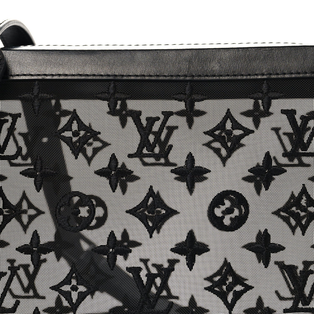 Monogram See Through Soft Trunk Black