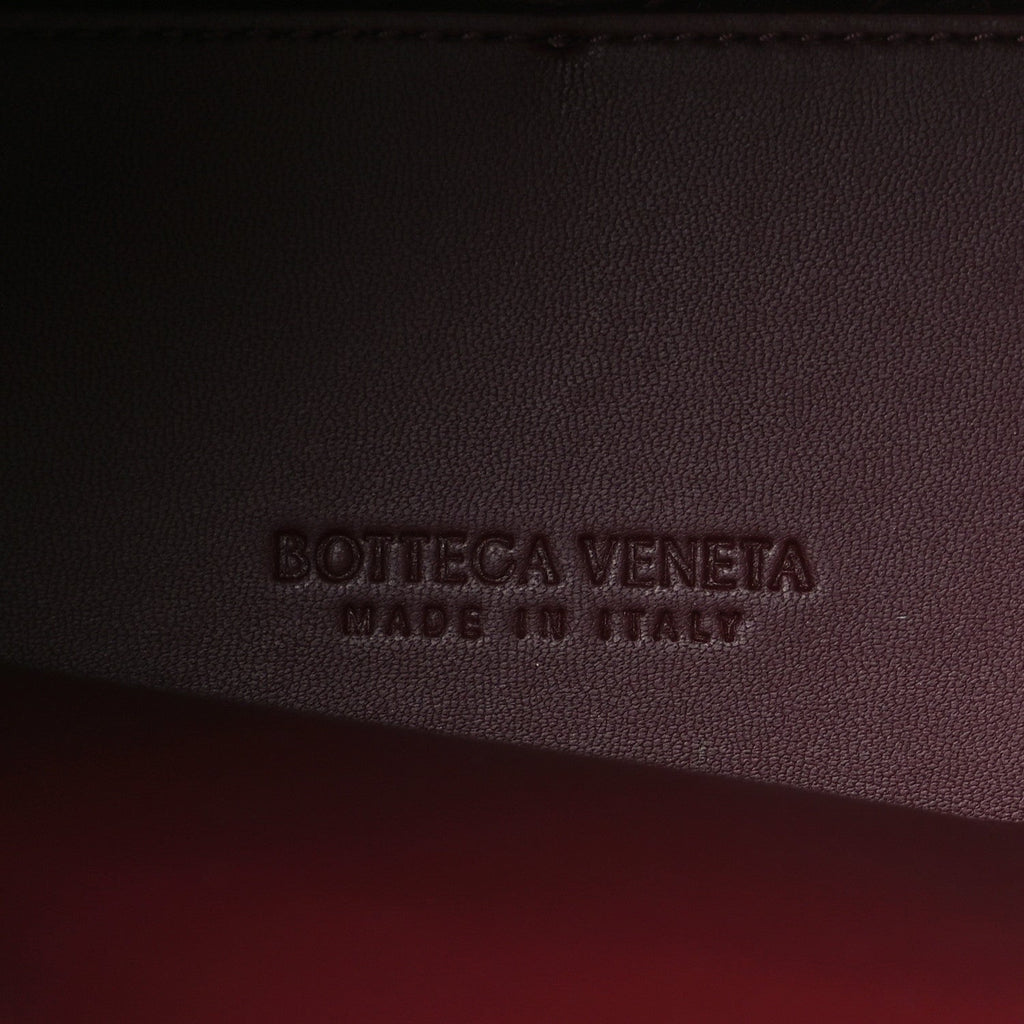 Nappa Intrecciato Small Andiamo Shoulder Bag Barolo