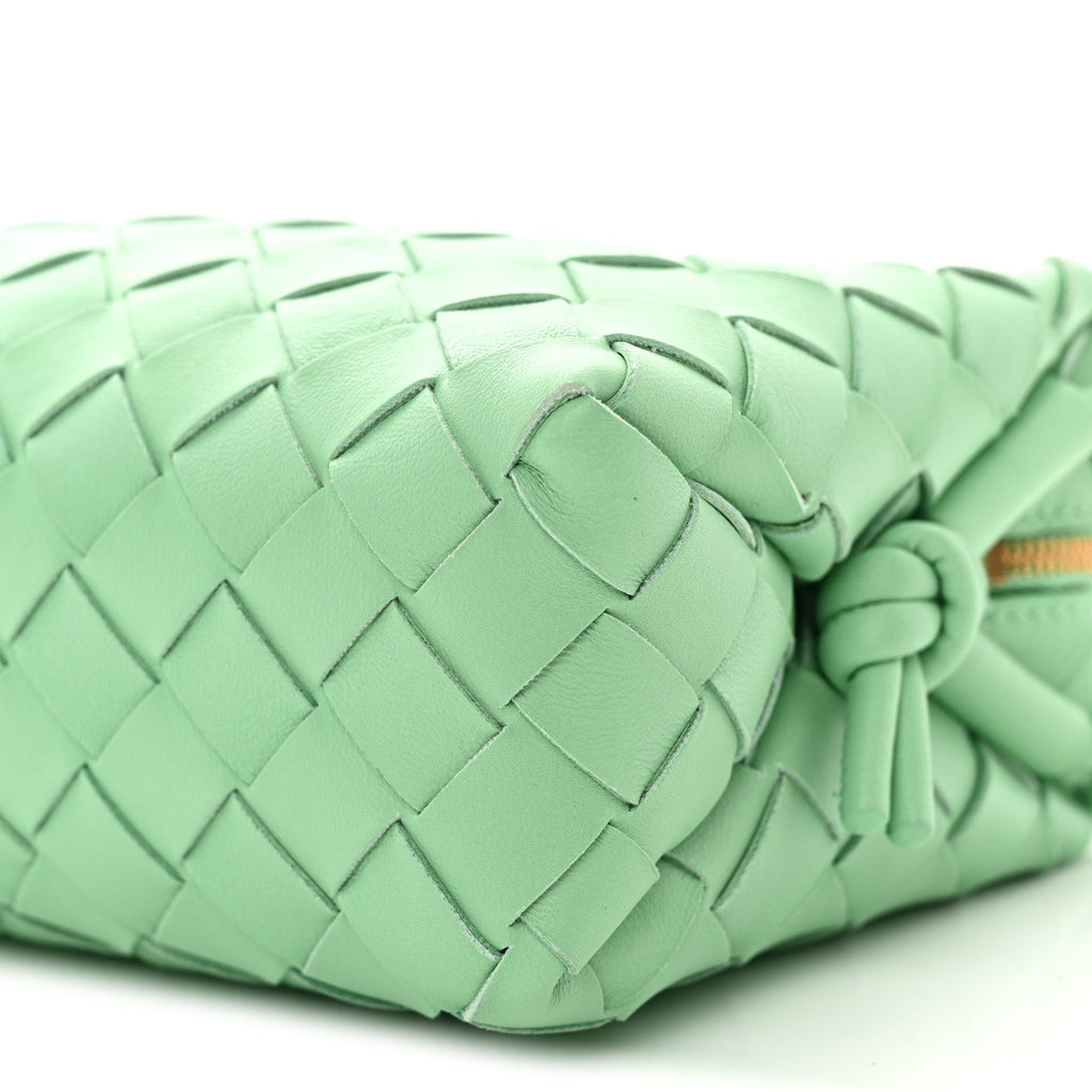 Nappa Intrecciato Mini Loop Camera Bag Siren