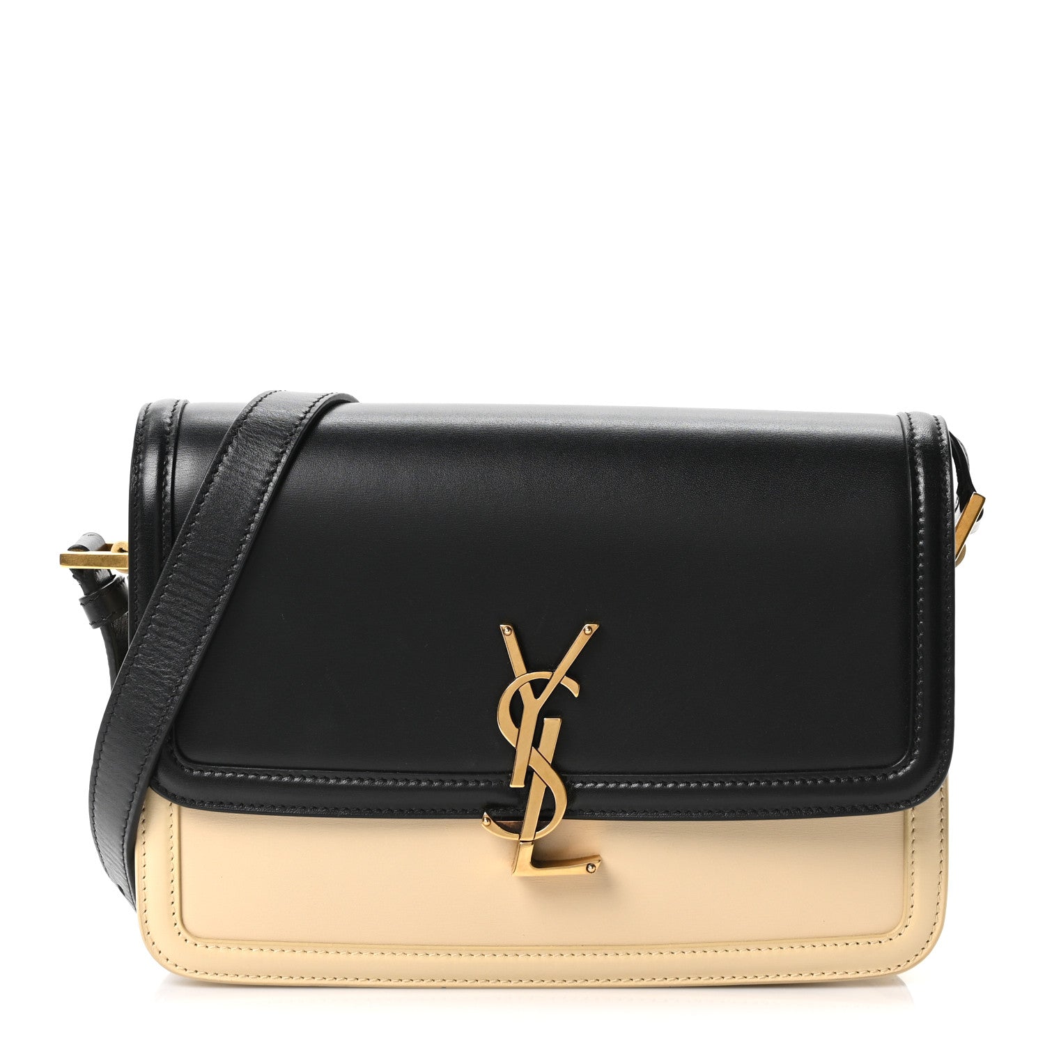 Soft UltraCalfskin Monogram Medium Solferino Satchel Black Burro