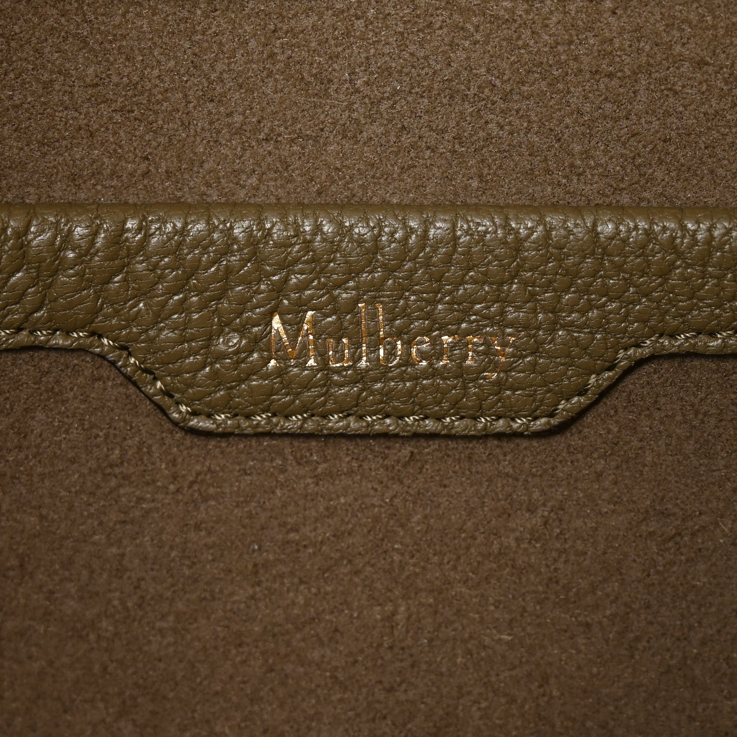 Natural Grain Calfskin Maggie Shoulder Bag Linen Green