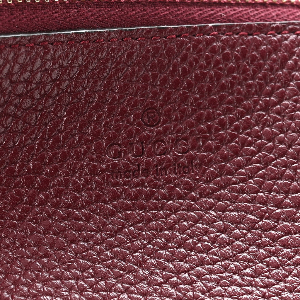 Grained Calfskin Monogram Large Totissima Reversible Tote Rosso Ancora