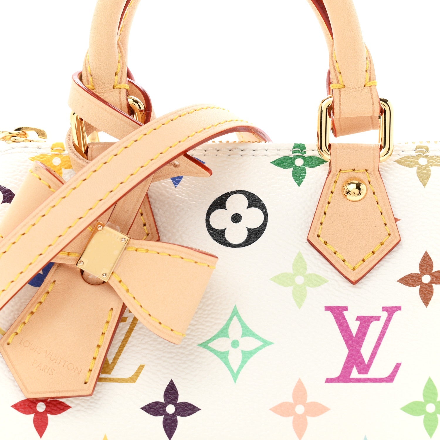 LV X TM Monogram Multicolor Nano Speedy White