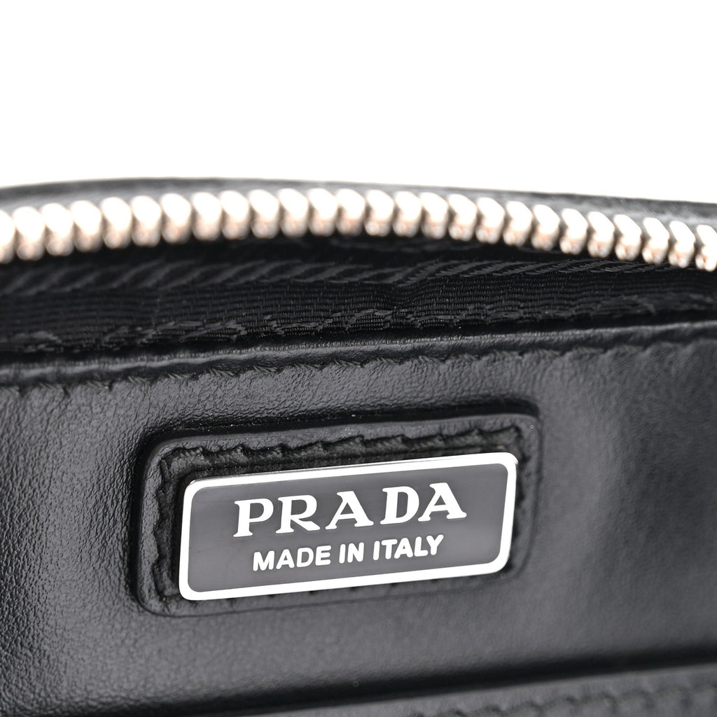 Saffiano Travel Small Brique Crossbody Bag Black
