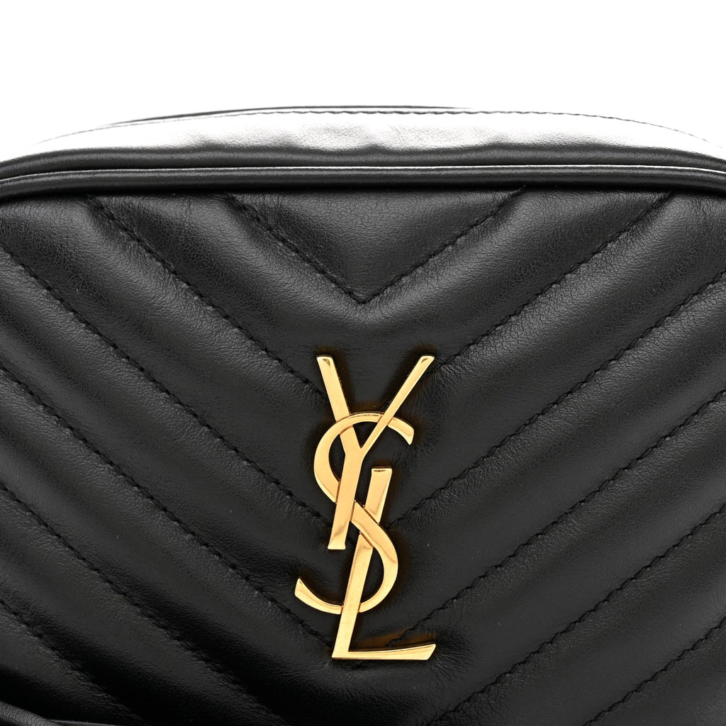 Calfskin Matelasse Monogram Lou Belt Bag Black