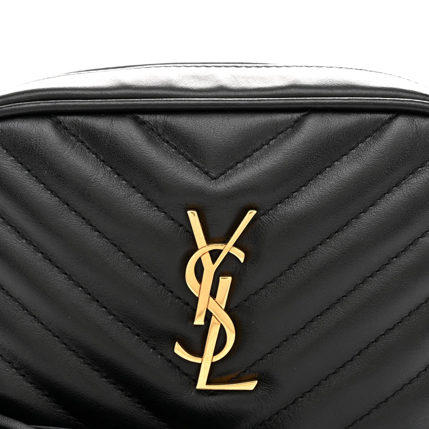 Calfskin Matelasse Monogram Lou Belt Bag Black