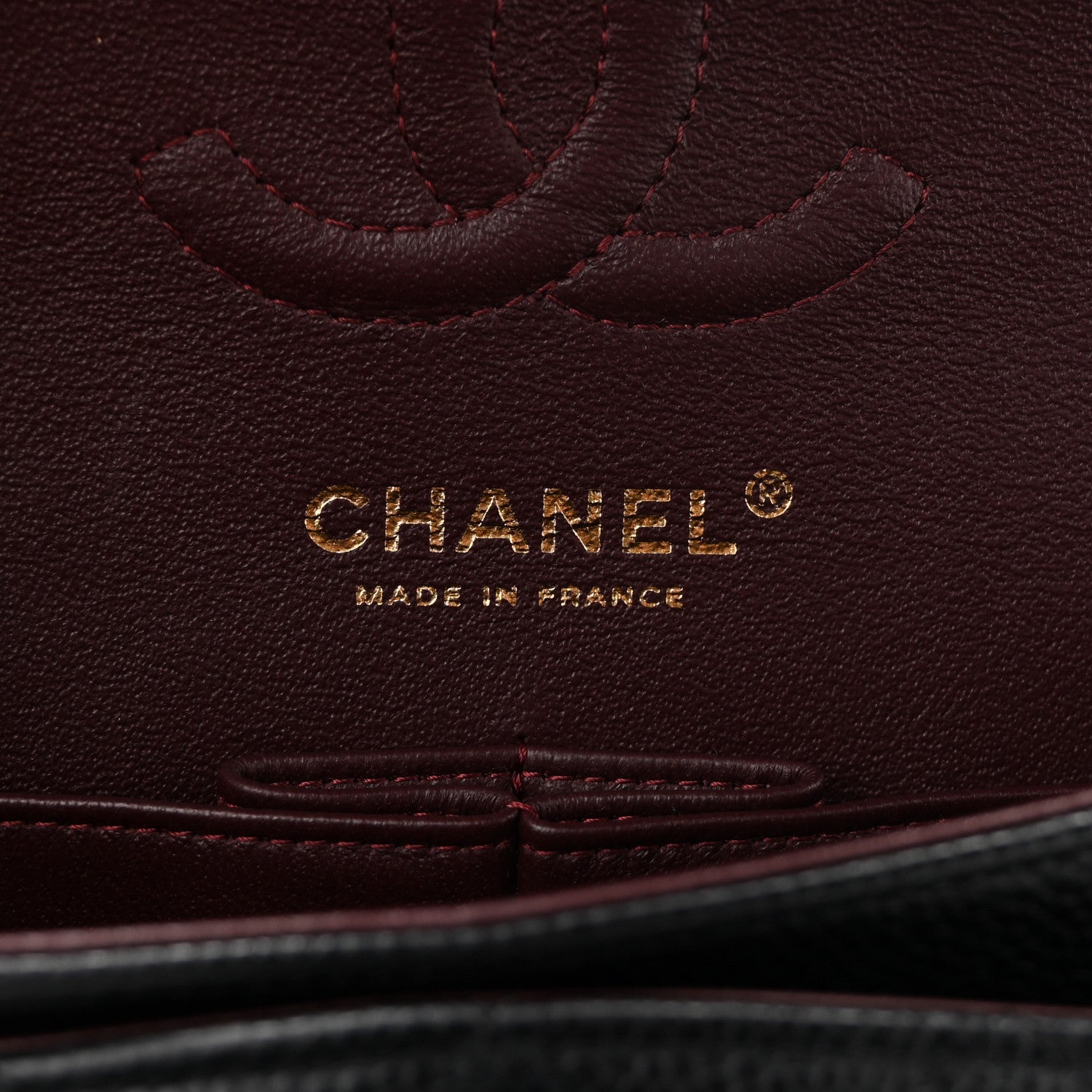 Caviar Quilted Small Double Flap Black