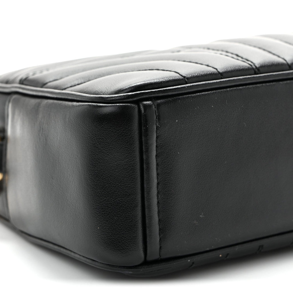 Soft Calfskin Diagramme Crossbody Bag Black