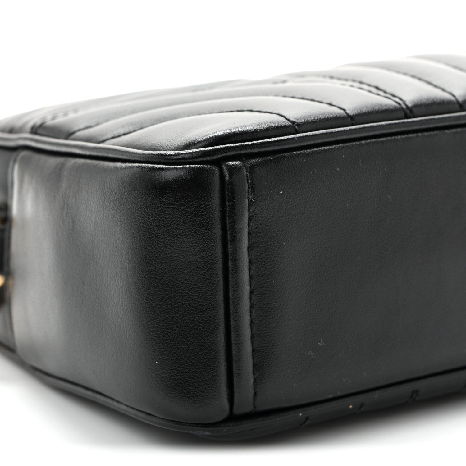Soft Calfskin Diagramme Crossbody Bag Black