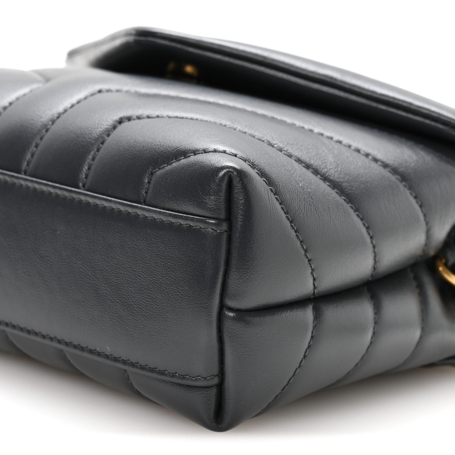 Calfskin Y Quilted Monogram Toy Loulou Crossbody Bag Storm