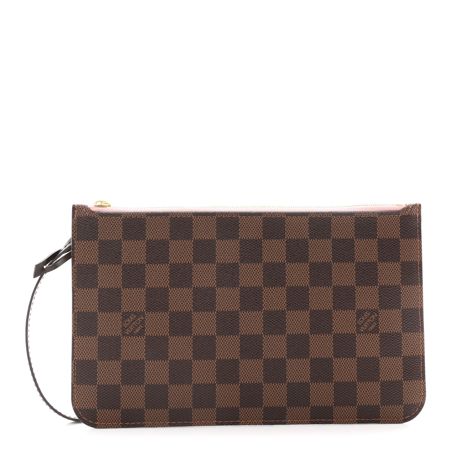 Damier Ebene Neverfull MM GM Pochette Rose Ballerine