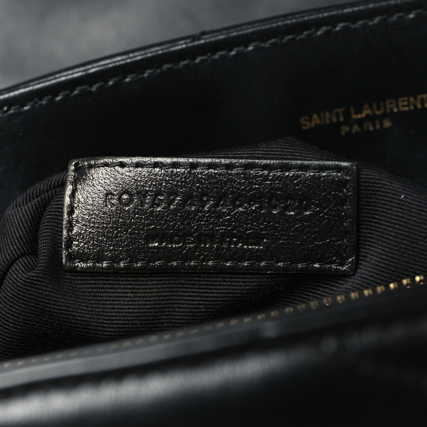 Calfskin Y Quilted Monogram Medium Loulou Chain Satchel Black Black