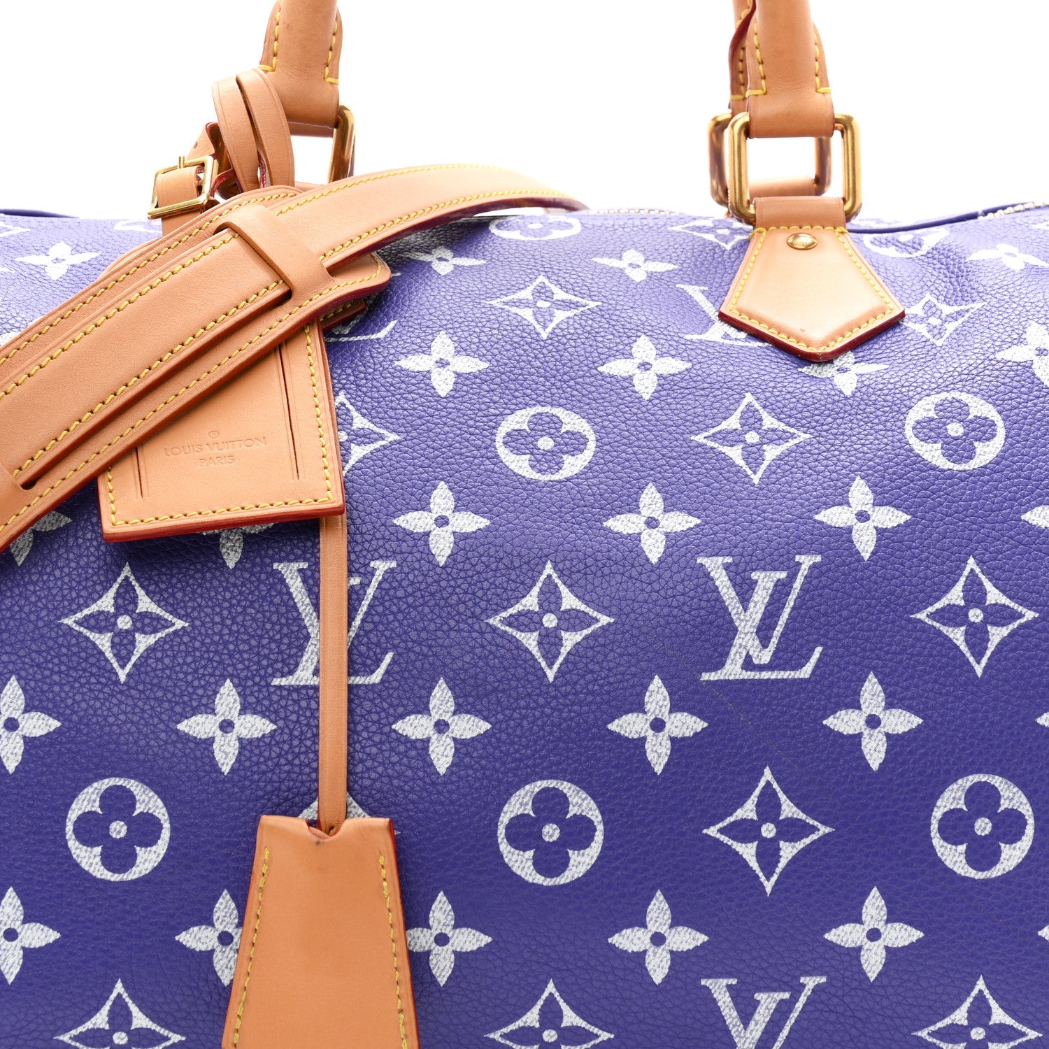 Calfskin Monogram Speedy P9 Bandouliere 40 Amethyst