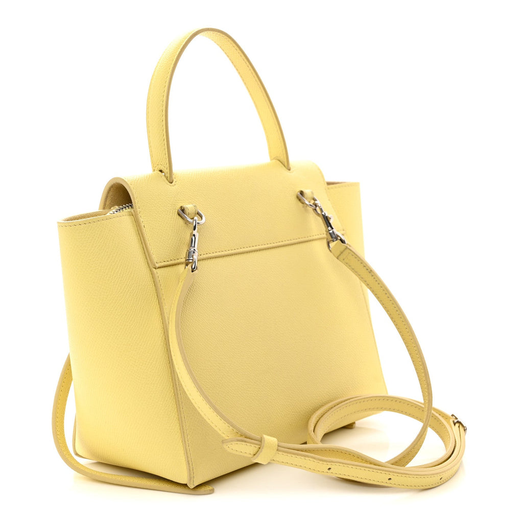 Grained Calfskin Nano Belt Bag Bergamote